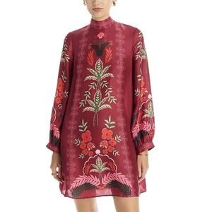 Johnny Was KALOVA MINI DRESS Silk Blend $398 Small